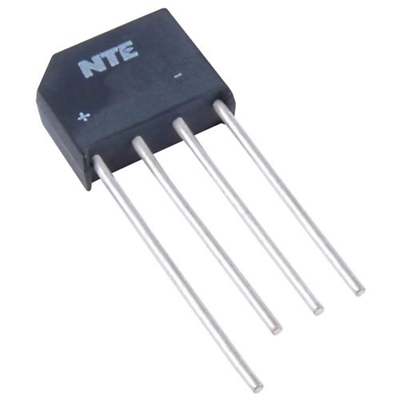 NTE Electronics NTE5310 BRIDGE RECTIFIER - FULL WAVE SINGLE PHASE 600V 4AMP