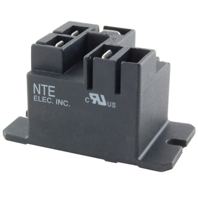 NTE Electronics R45-5D20-12F RELAY-SPDT 20A 12VDC PC MOUNT .25" TERM. FLANGE