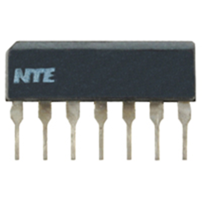 NTE Electronics NTE1085 INTEGRATED CIRCUIT LO-NOISE AUDIO PREAMP 7-LEAD SIP