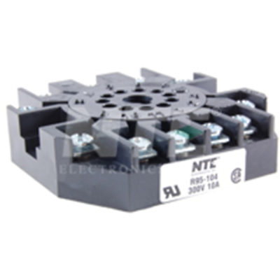NTE Electronics R95-104 SOCKET-11 PIN OCTAL 300V 10AMP W/ PRESSURE CLAMP SCREWS