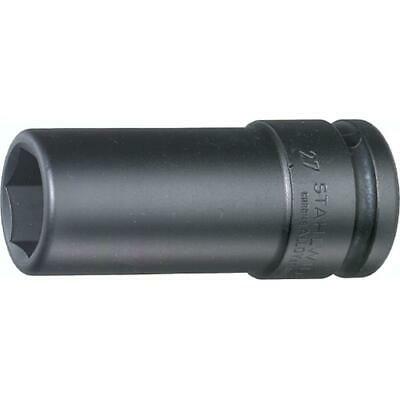 Stahlwille 25090027 2509 3/4" 6-pt Extra Deep Impact Socket, 27 mm