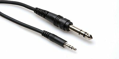 Hosa Cable CMS-110 1/8 inch TRS to 1/4 Inch TRS Adapter Cable - 10 Foot