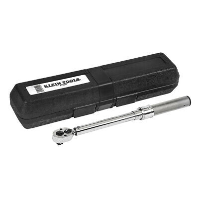 Klein Tools 57005 30-150-in/lb Range Micro-Adjustable Torque-Sensing Wrench