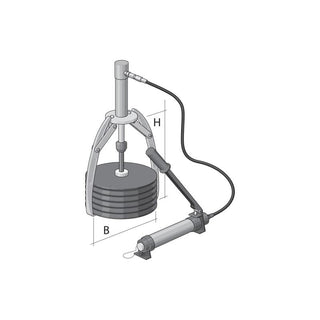 Gedore 2065061 Extension for Hydraulic Cylinder 125 mm