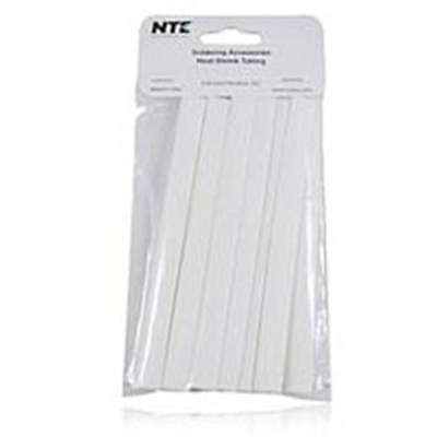 NTE Electronics 47-20606-W Heat Shrink 5/16" Dia Thin Wall White 6" Length 15pcs