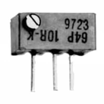 NTE Electronics 500-0173 64P-101 TRIM 100 OHM MULT