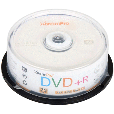 Bytecc XtremPro DVD+R 16X 4.7GB 120min Recordable DVD 25 Pack 11025