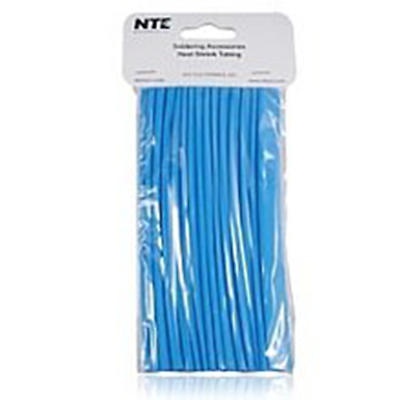 NTE Electronics 47-20706-BL Heat Shrink 3/8" Dia Thin Wall Blue 6" Length 15pcs