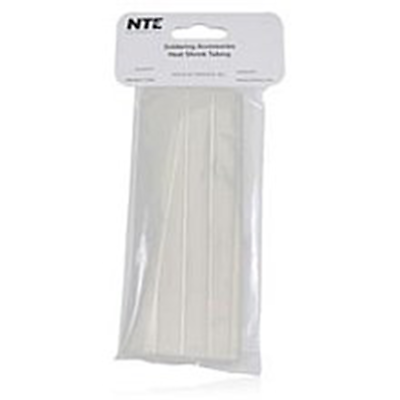 NTE Electronics 47-20606-CL Heat Shrink 5/16" Dia Thin Wall Clear 6" Length 15pc