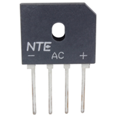 NTE Electronics NTE5302 BRIDGE RECTIFIER FULL WAVE SINGLE PHASE 800V 8A SIP PKG