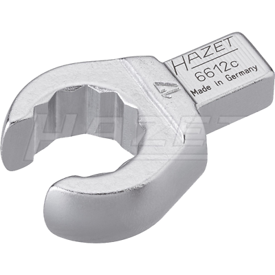 Hazet 6612C-17 9 x 12mm 12-Point 17 Open Insert Box-End Wrench