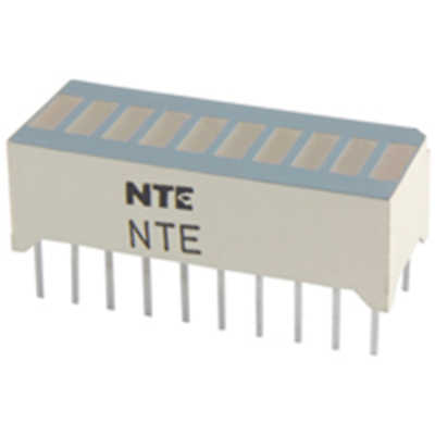 NTE Electronics NTE3117 LED-10-segment Yellow Bar Graph Display W/separate Anode