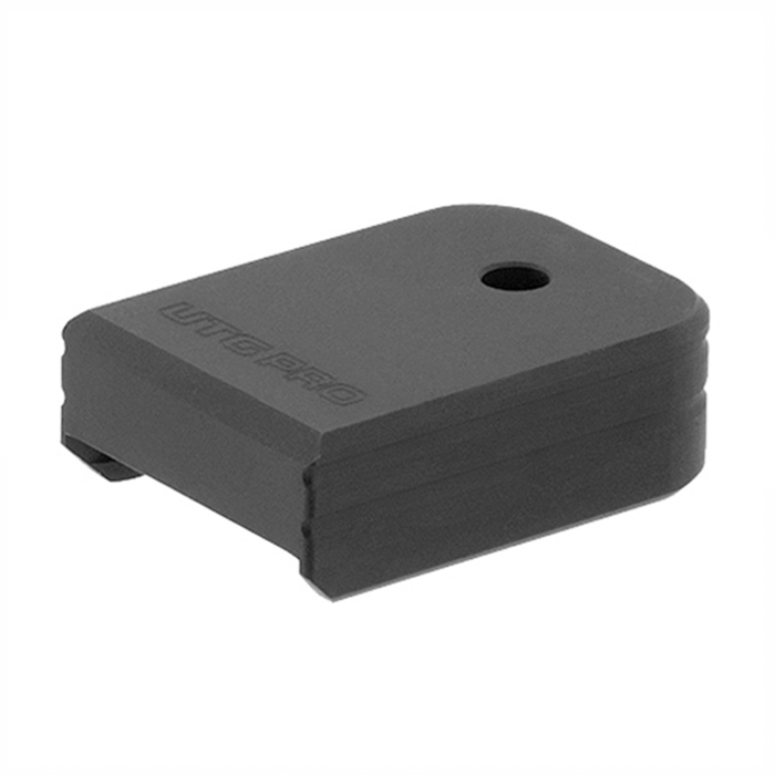 UTG PRO PUBGL01  +0 Base Pad Glock Small Frame Matte Black Aluminum