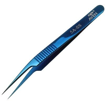 Aven 18865 Blu-Tek Tweezers With Long Angled Tips Style 5A-SS