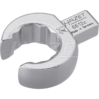 Hazet 6612C-21 9 x 12mm 12-Point 21 Open Insert Box-End Wrench