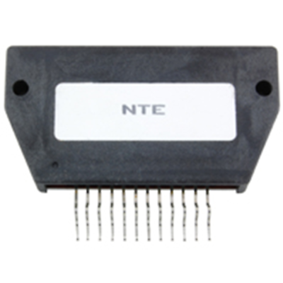 NTE Electronics NTE7030 MODULE 2 CHANNEL 50W AUDIO POWER AMP 15-LEAD SIP VCC=35V