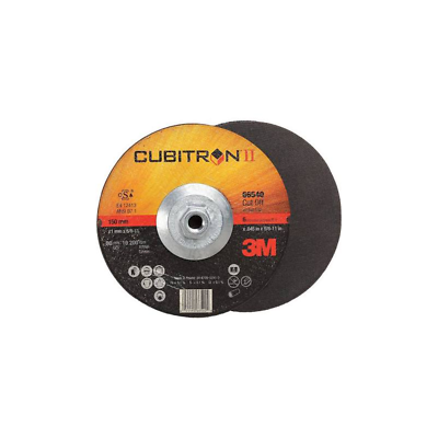 3M™ Cubitron™ II Cut-Off Wheel, 66540, T27 Quick Change,6 in x .045 inx5/8-11in