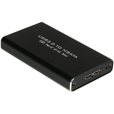 Bytecc 11009 XtremPro USB 3.1 Type-C Enclosure mSATA SSD Whit Type C Interface