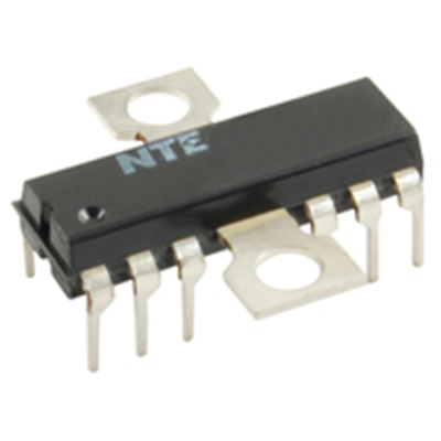 NTE Electronics NTE1031 INTEGRATED CIRCUIT 0.5 WATT AUDIO POWER AMP 12-LEAD DIP