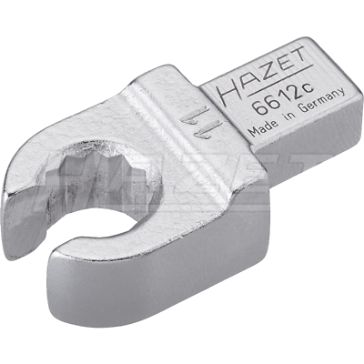 Hazet 6612C-11 9 x 12mm 12-Point 11 Open Insert Box-End Wrench