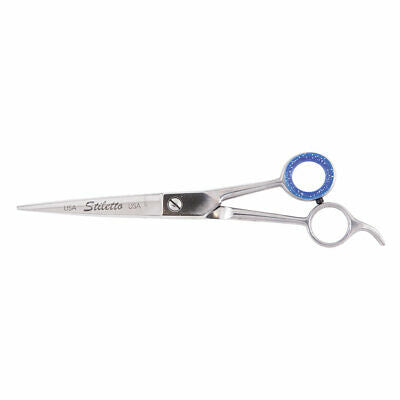 Heritage Cutlery ST75 7 1/2'' Pet Grooming Scissor w/ Semi-oval Blade