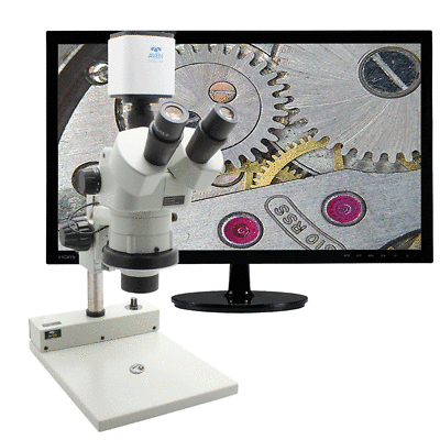 Aven Stereo Zoom Trinocular Microscope SPZHT-135 [21x - 135x] With Mighty Cam