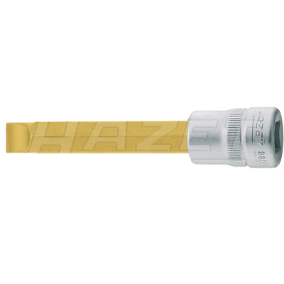 Hazet 8803-1.2X8 10mm (3/8") Slot Profile 1.2x8 TiN Screwdriver Socket