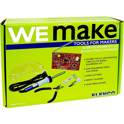 Elenco WMSK200 FM Radio Soldering Kit with Tools