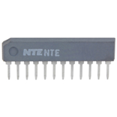 NTE Electronics NTE7066 IC - DUAL AUDIO POWER AMP 13W/CHANNEL 12-LEAD SIP