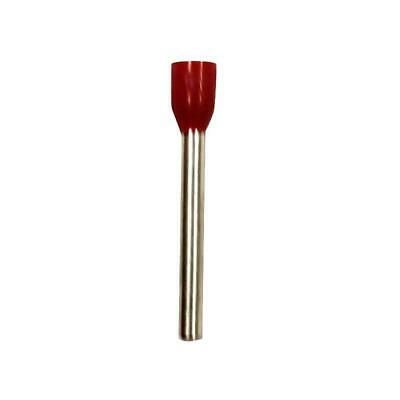 Eclipse 701-033-100 16 AWG Red 18mm Barrel Wire Ferrules, 100 Pack.