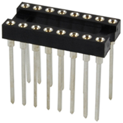 NTE Electronics NTE436W14 Socket For 14-pin DIP Package, Wire Wrap Leads