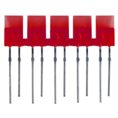NTE Electronics NTE3150 LED 5-lamp Array Red Diffused