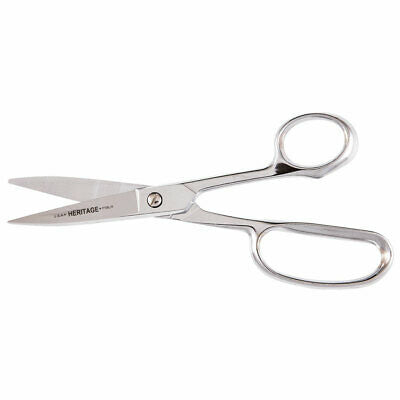 Heritage Cutlery 8718LR 9'' Straight Trimmer w/ Large Ring / Industrial Coating