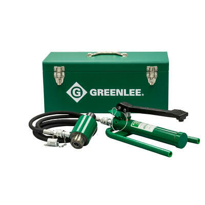 Greenlee 7625 11-Ton Hydraulic Knockout Driver with Foot Pump
