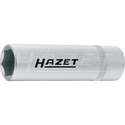Hazet 850LG-12 (6-Point) Square, Hollow 6.3mm (1/4") Hex. 12-12 Traction Socket