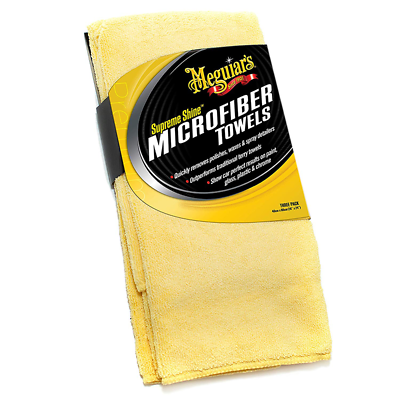 Meguiar's Supreme Shine™ Microfiber Towels (3 Pack)