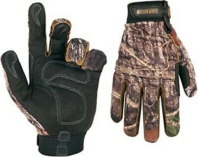 Custom Leathercraft ML125L Sportsman Mossy Oak Size Timberline Gloves - X Large