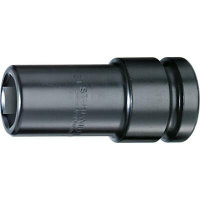 Stahlwille 26090027 2609 1" 6-pt Extra Deep Impact Socket, 27 mm