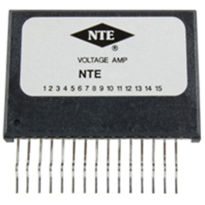 NTE Electronics NTE1878 HYBRID MODULE 2-CHANNEL 40W-50W AUDIO POWER AMP 15-LEAD