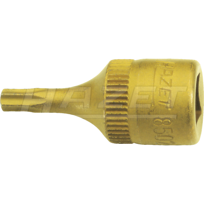 Hazet 8502-T25 TORX® Hollow 6.3mm (1/4") T25 TiN Screwdriver Socket