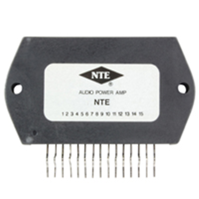 NTE Electronics NTE1882 HYBRID MODULE 100 WATT AUDIO POWER AMP 15-LEAD SI