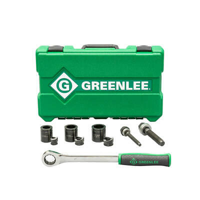 Greenlee 7240SB Knockout Kit with Ratchet and SlugBuster 1/2", 3/4", and 30.5mm