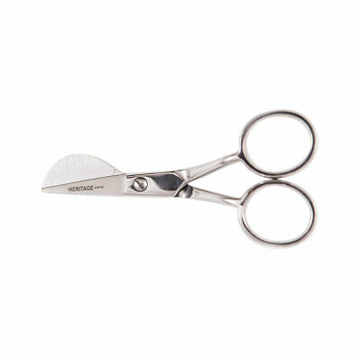 Heritage Cutlery VP57 4 1/2'' Small Duckbill Applique Scissor