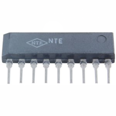 NTE Electronics NTE1610 INTEGRATED CIRCUIT TV VIF VIDEO AMP/DET/AGC 9-LEAD SIP V