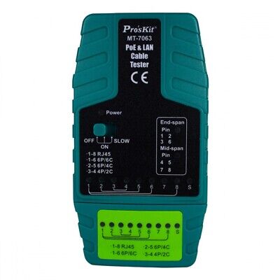 Pro'sKit MT-7063 PoE & LAN Cable Tester