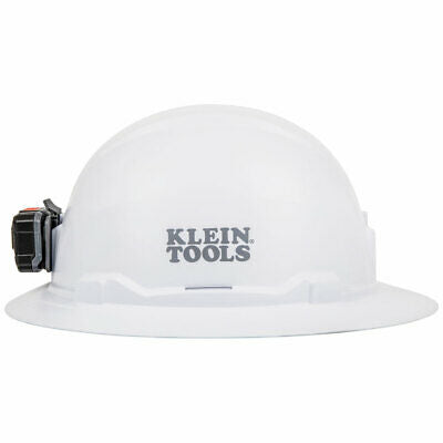 Klein Tools 60406RL Hard Hat, Non-vented, Full Brim with Rechargeable Headlamp