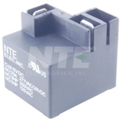 NTE Electronics R45-1D30-24 RELAY-SPST-NO 30A 24VDC PC MOUNT .25" TERM. ON TOP