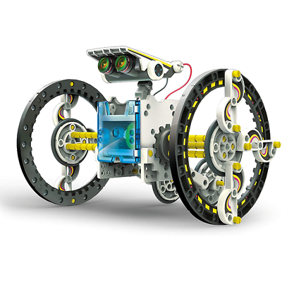 Elenco TTG-615 Teach Tech Solar 14-in-1 Transforming Solar Robot Kit