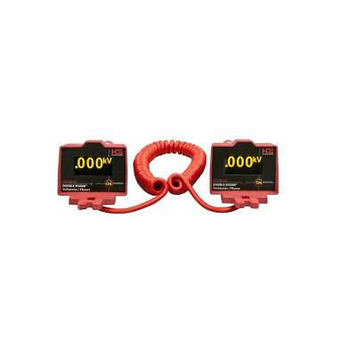 Greenlee DDVM-40 Double Vision® Dual Display Voltmeter/Phasing Set 5V-40kV,