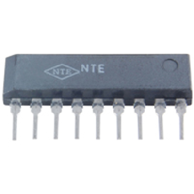 NTE Electronics NTE1829 INTEGRATED CIRCUIT QUAD TRANSISTOR ARRAY 5K OHM 9-LEAD S